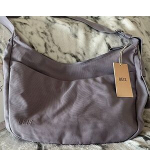 Beis The Carryall Crossbody in Lavender